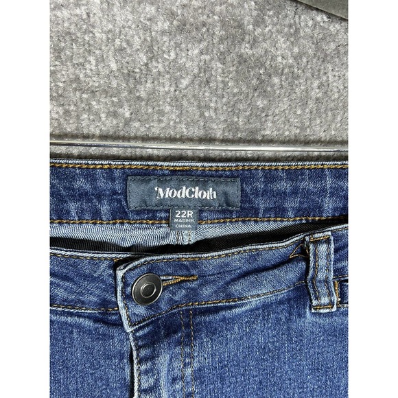 ModCloth Bootcut Jeans Womens Size 22 Regular‎ Stretch Blue Denim - Picture 3 of 12